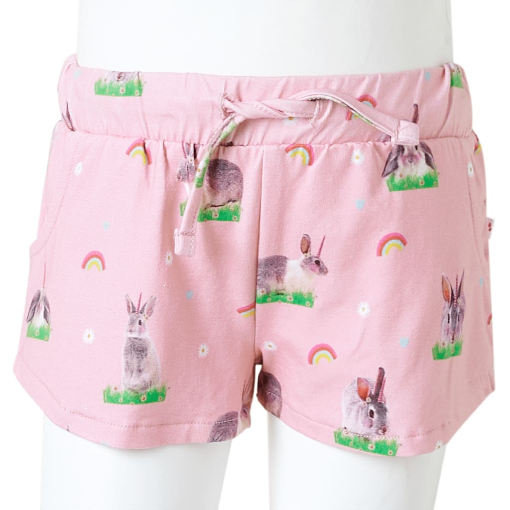 Short pour enfant taille 92 avec string rose - 92 (1 5-2 ans) - number 9.