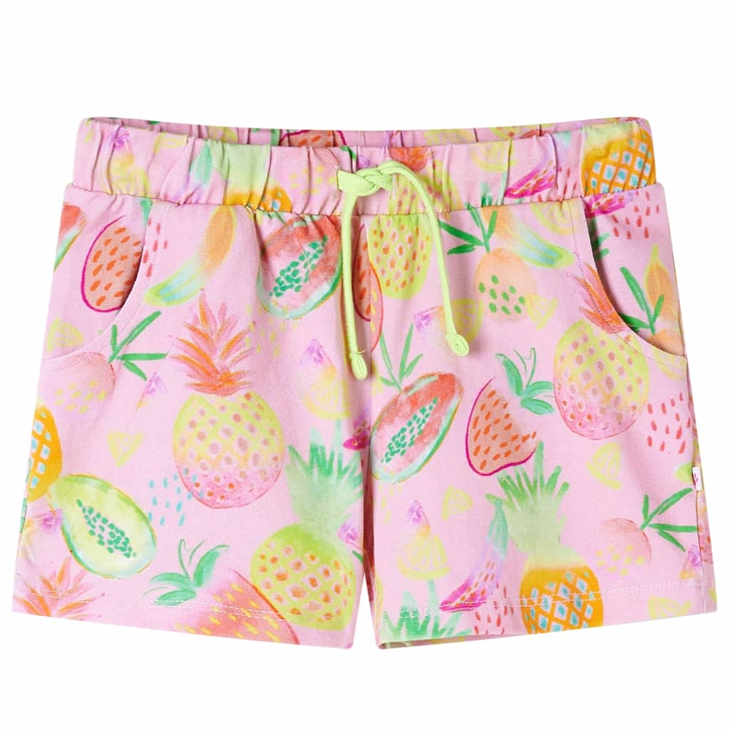 Short pour enfant taille 92 avec lacets rose - 92 (1 5-2 ans) - number 1.