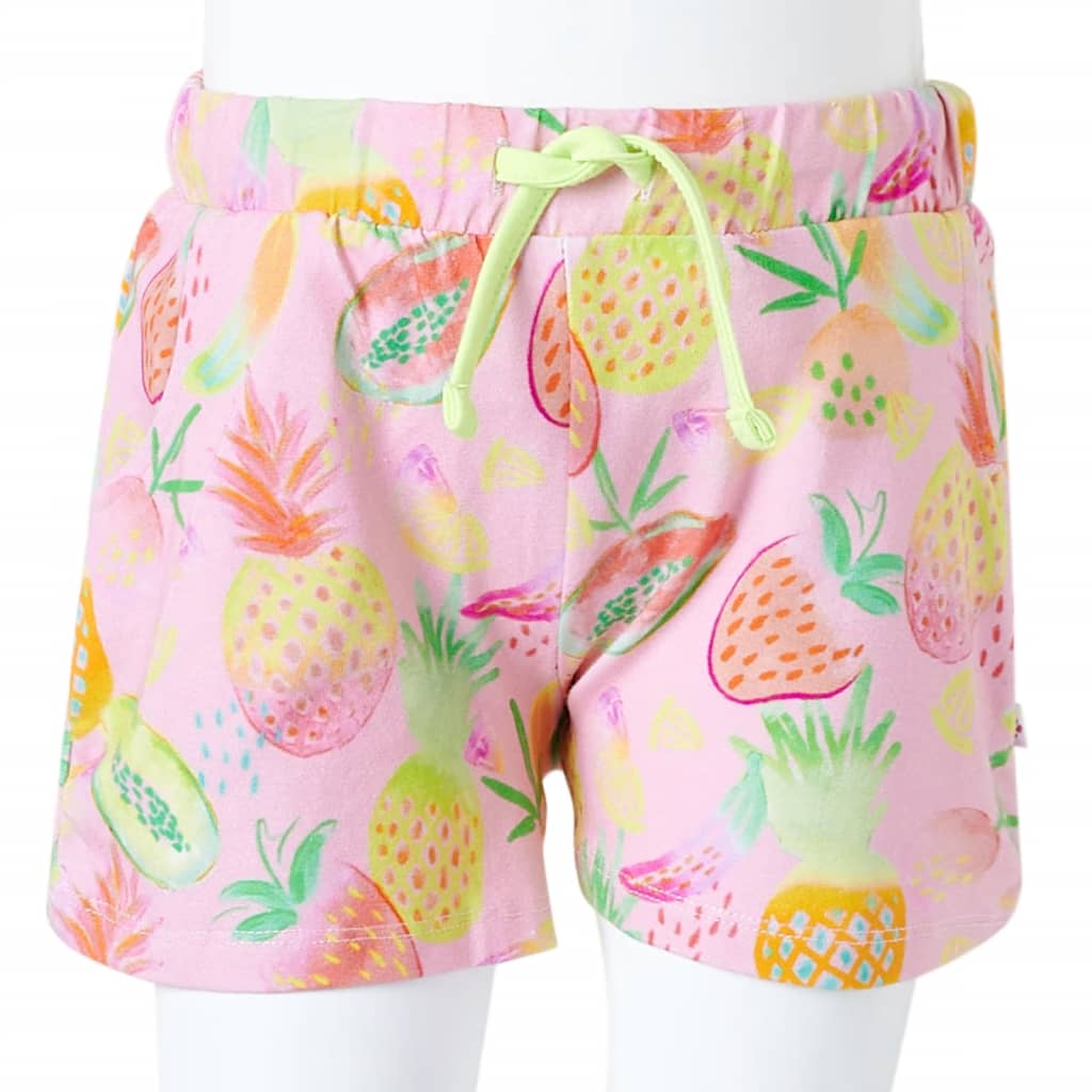 Short pour enfant taille 92 avec lacets rose - 92 (1 5-2 ans) - number 8.