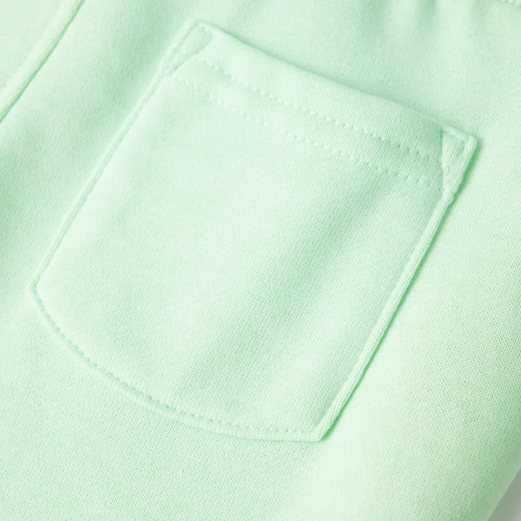Pantalon de jogging pour enfant taille 92 vert clair - vert, 128 (7-8 ans) - number 7.