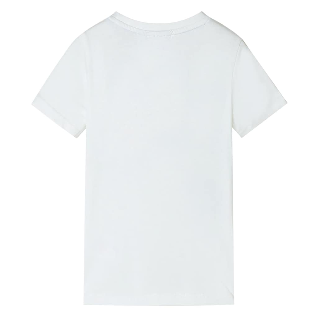 T-shirt pour enfant taille 92 écru - naturel, 140 (9-10 ans) - number 2.