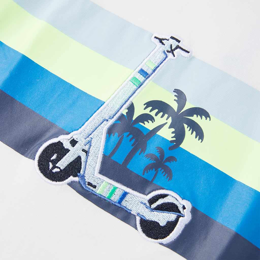 T-shirt pour enfant taille 92 écru - naturel, 140 (9-10 ans) - number 4.