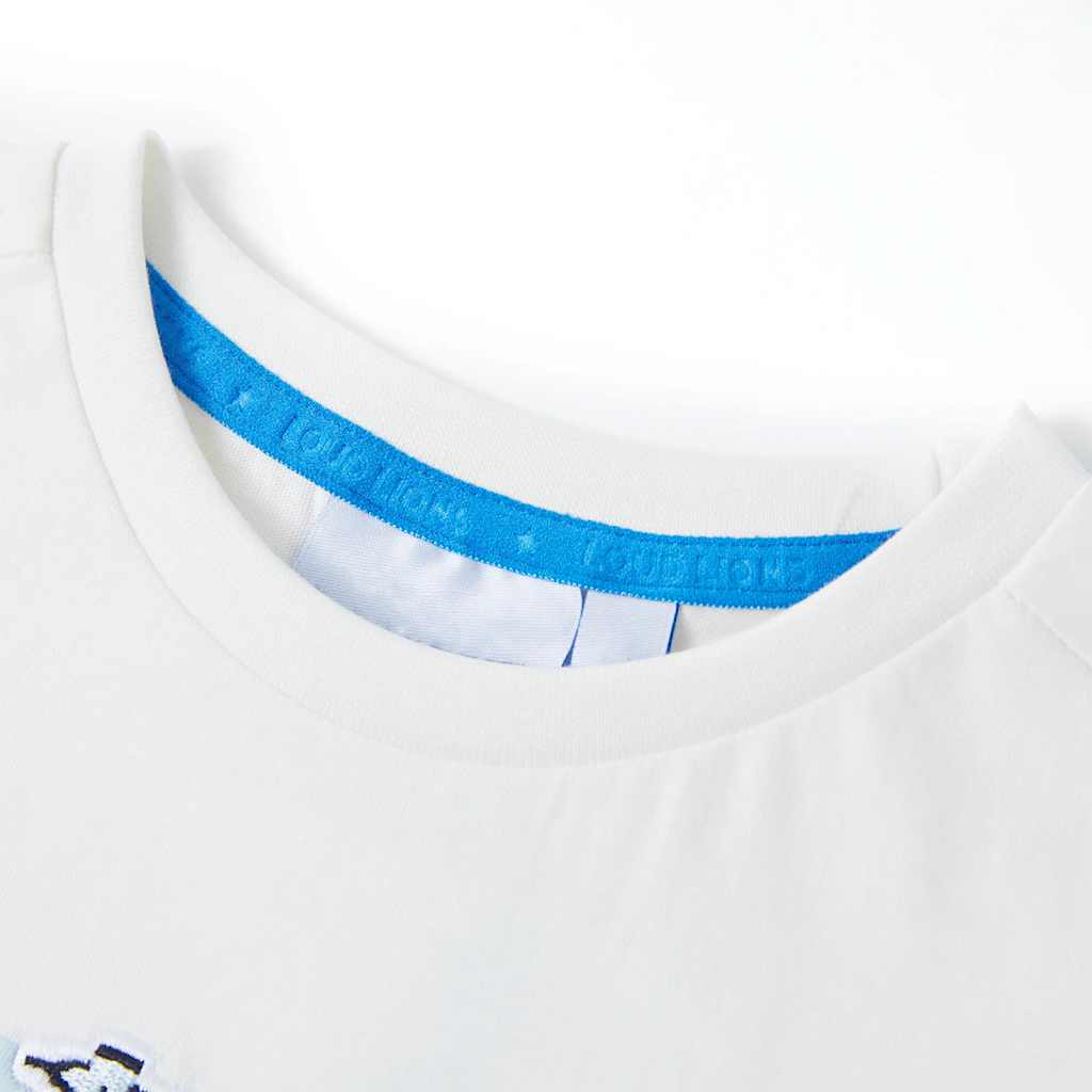 T-shirt pour enfant taille 92 écru - naturel, 140 (9-10 ans) - number 3.