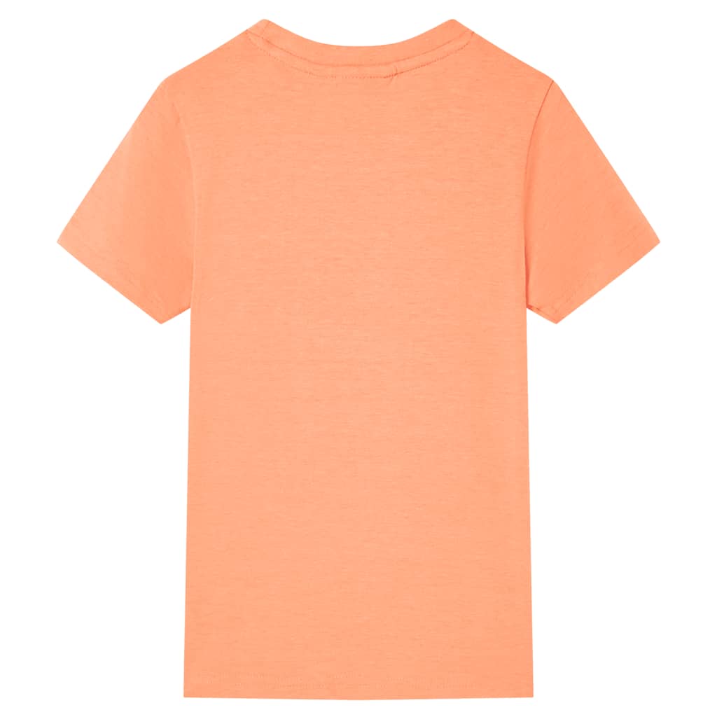 T-shirt manches courtes pour enfant taille 92 orange fluo - 92 (1 5-2 ans) - number 2.