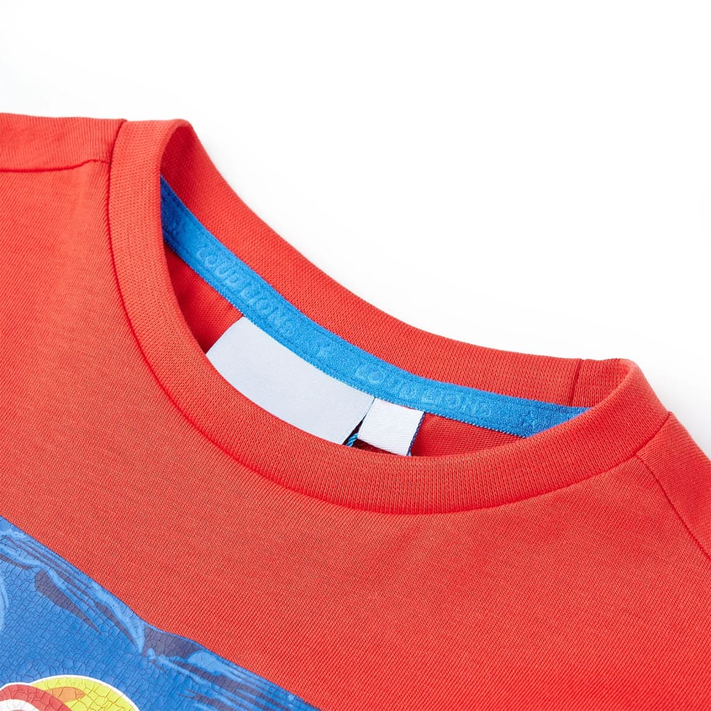 T-shirt manches courtes pour enfant taille 92 rouge - 116 (5-6 ans) - number 3.