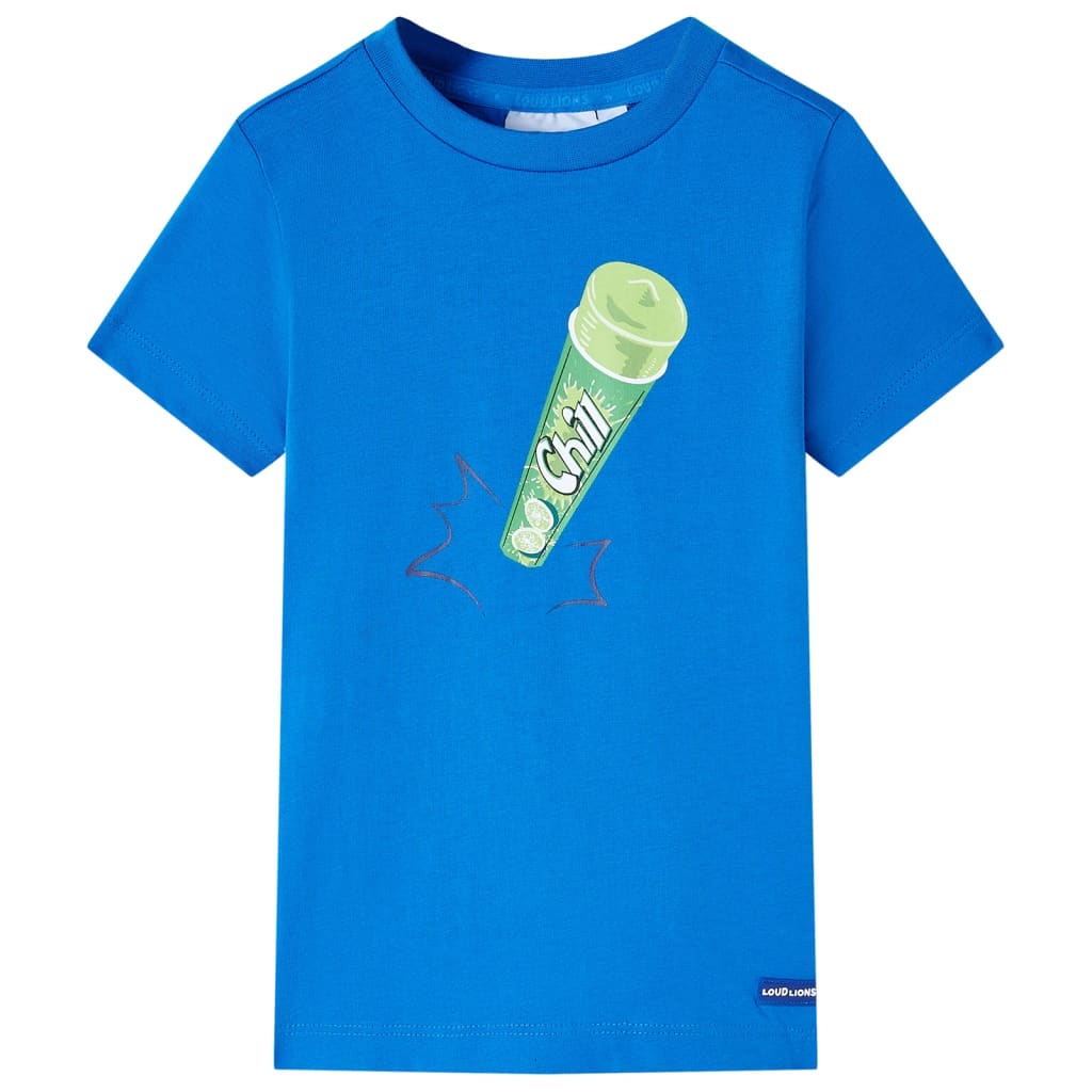 T-shirt pour enfant taille 92 bleu clair - 92 (1 5-2 ans) - number 1.
