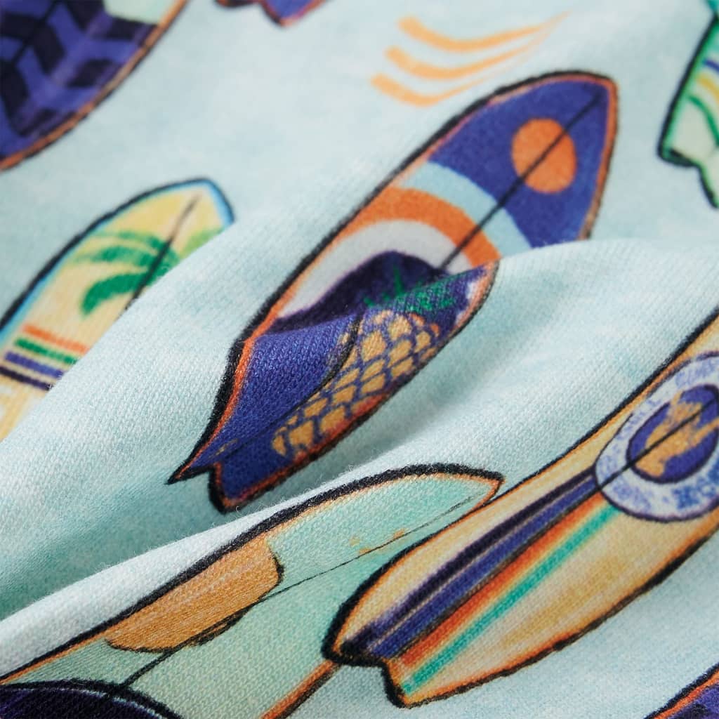 Short pour enfant taille 92 avec lacets bleu chiné - 92 (1 5-2 ans) - number 7.