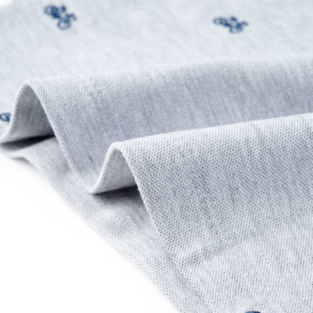 Polo enfant taille 92 gris chiné - gris, 92 (1 5-2 ans) - number 6.