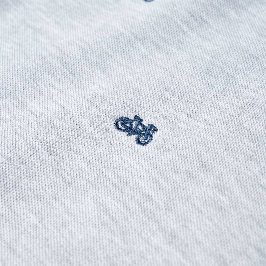 Polo enfant taille 92 gris chiné - gris, 92 (1 5-2 ans) - number 5.