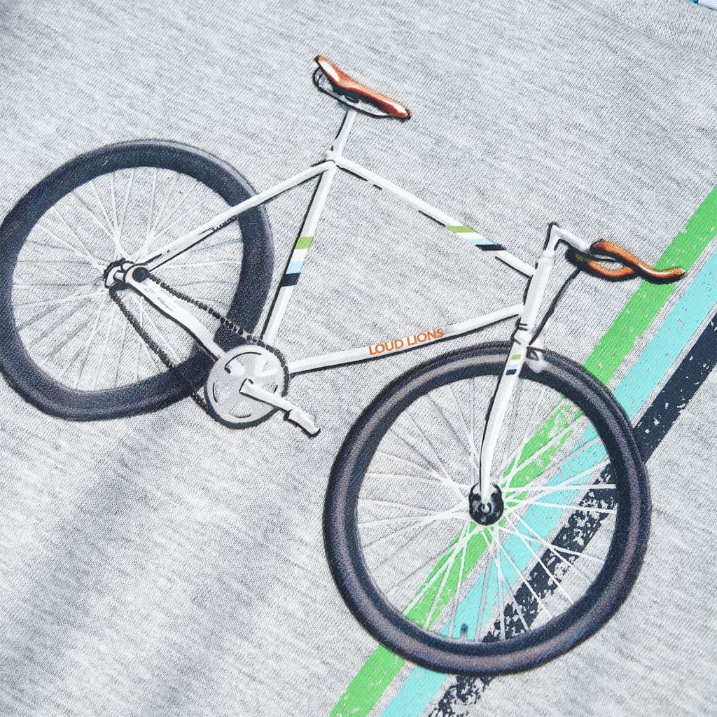 T-shirt à manches courtes pour enfant taille 92 - gris, 92 (1 5-2 ans) - number 4.