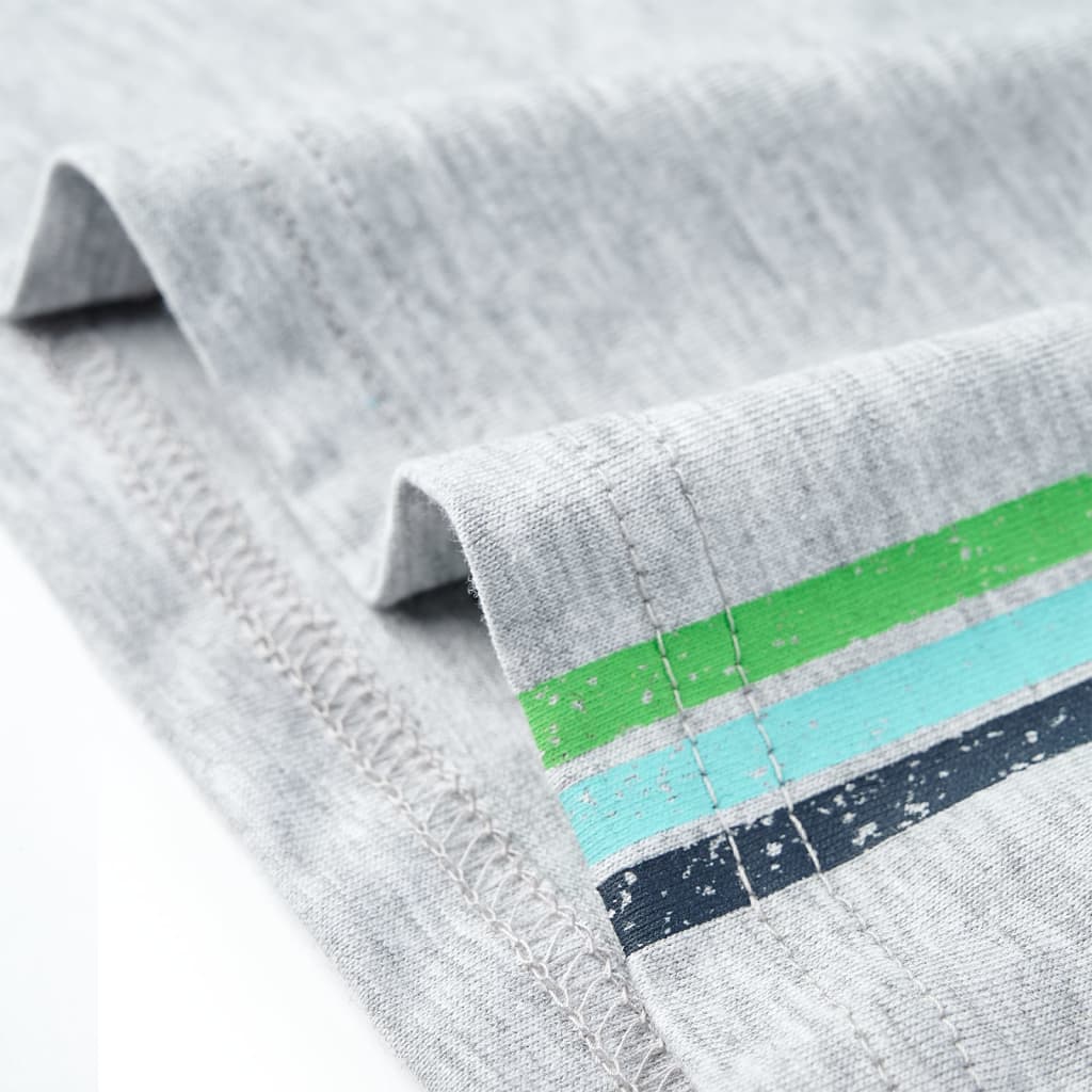 T-shirt à manches courtes pour enfant taille 92 - gris, 92 (1 5-2 ans) - number 6.