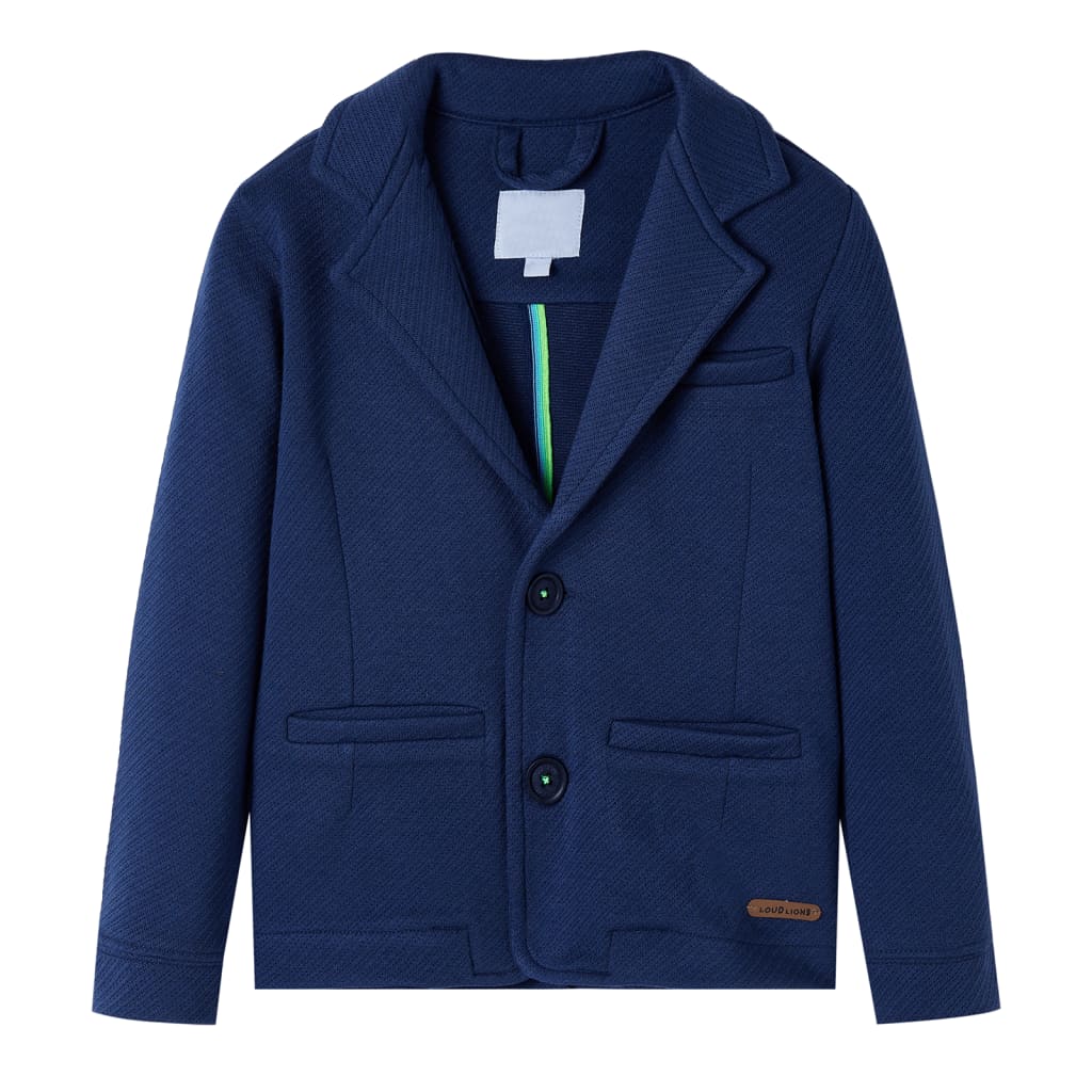 Veste blazer pour enfant taille 92 bleu foncé - 92 (1 5-2 ans) - number 1.