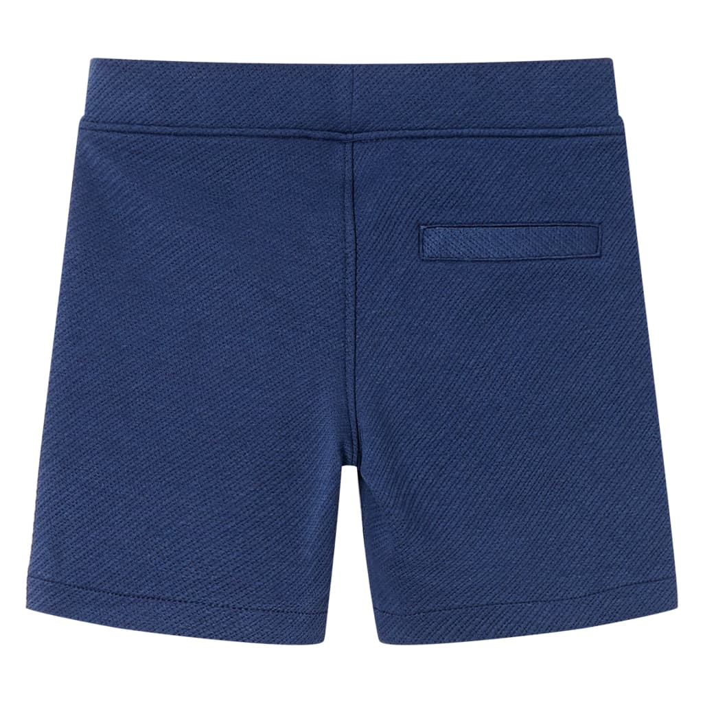 Short pour enfant taille 92 avec lacets bleu foncé - 92 (1 5-2 ans) - number 2.