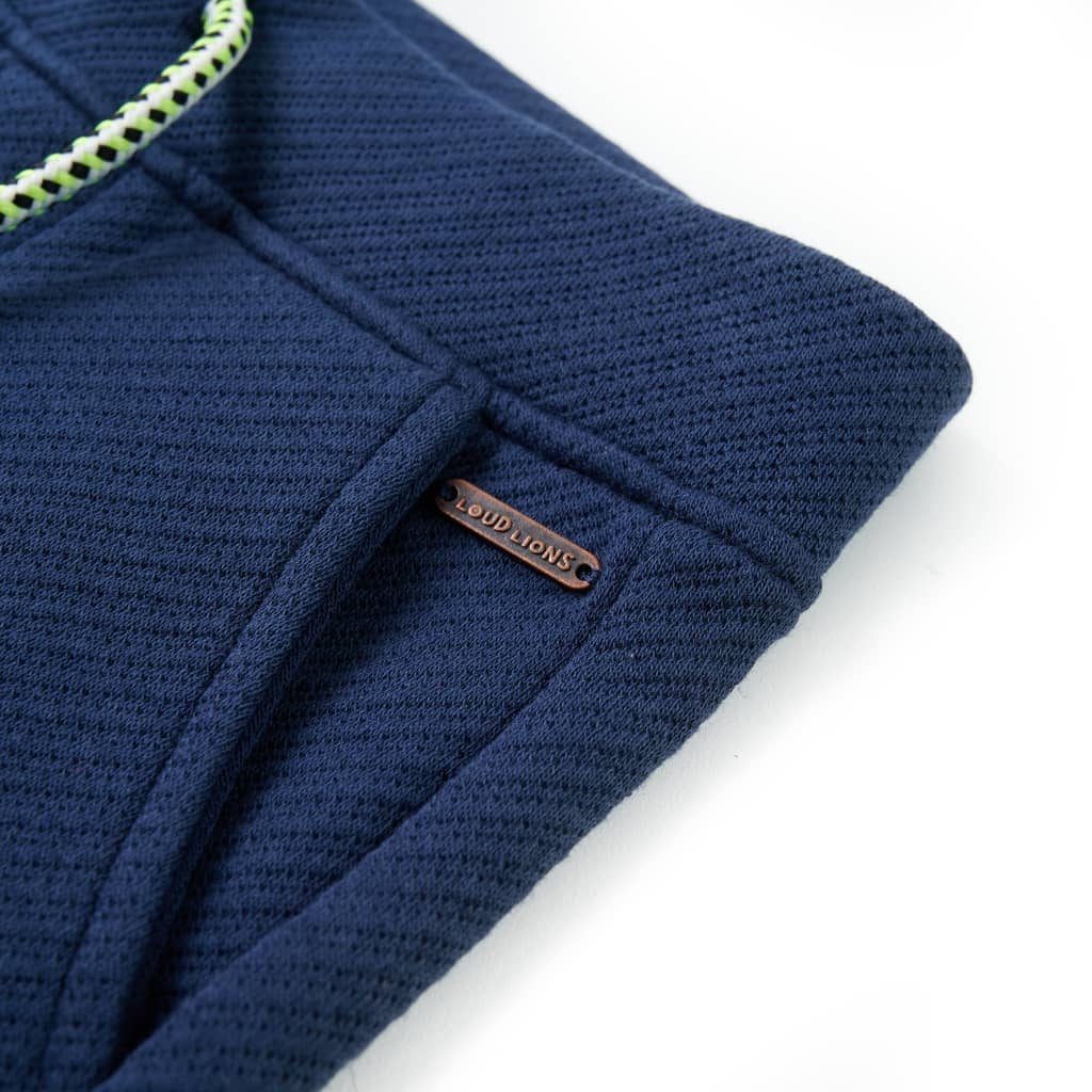 Short pour enfant taille 92 avec lacets bleu foncé - 92 (1 5-2 ans) - number 4.