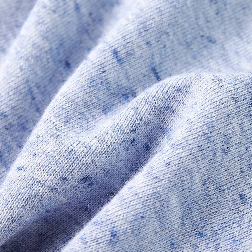 Short pour enfant taille 92 avec lacets bleu chiné - bleu, 128 (7-8 ans) - number 7.