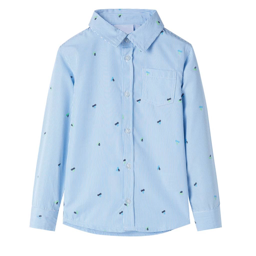 Chemise pour enfant taille 92 bleu clair - 92 (1 5-2 ans) - number 1.