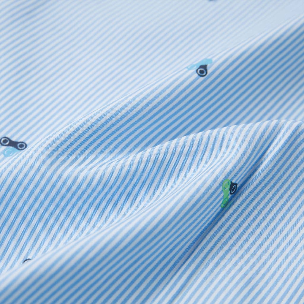 Chemise pour enfant taille 92 bleu clair - 92 (1 5-2 ans) - number 7.