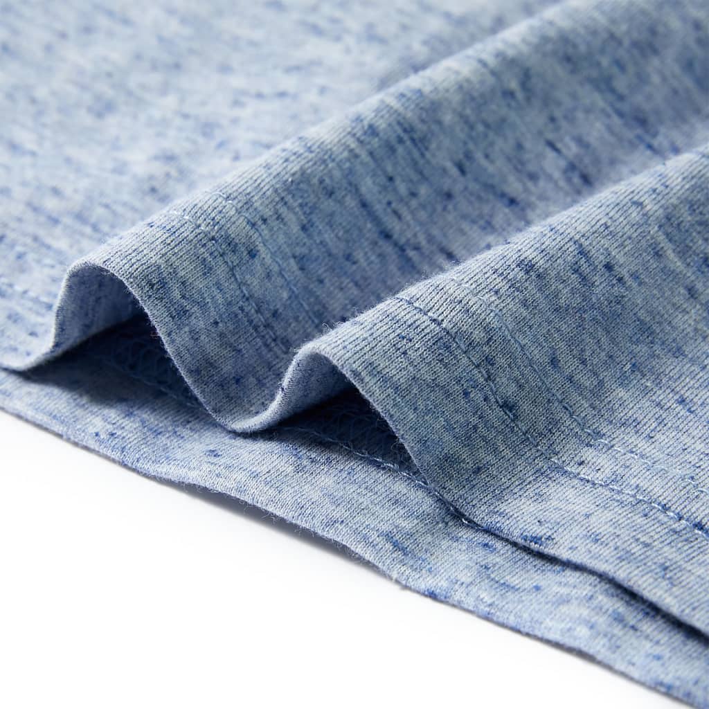 T-shirt à manches courtes pour enfant taille 92 bleu chiné - aqua, 104 (3-4 ans) - number 6.