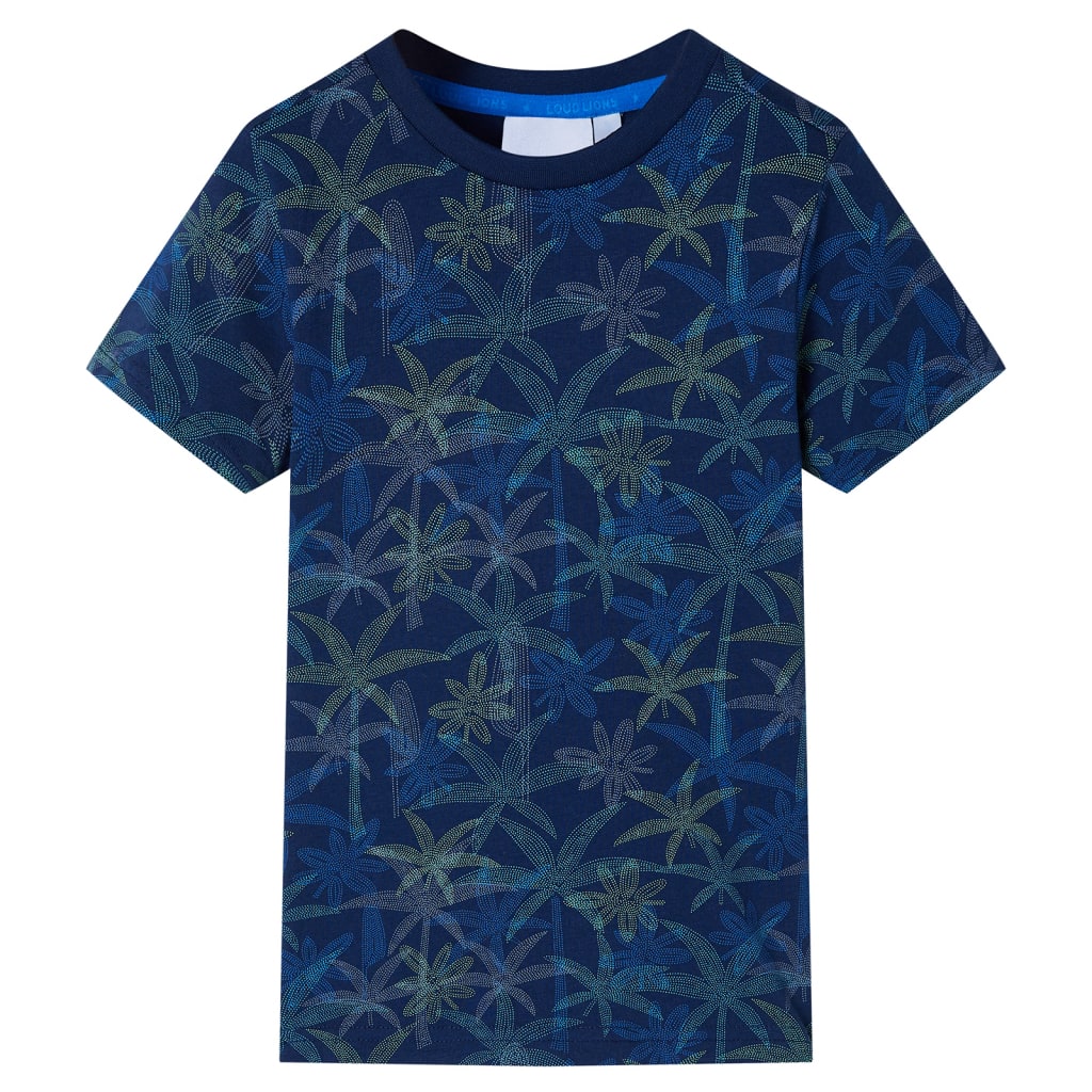 T-shirt pour enfant taille 92 bleu marine - 92 (1 5-2 ans) - number 1.