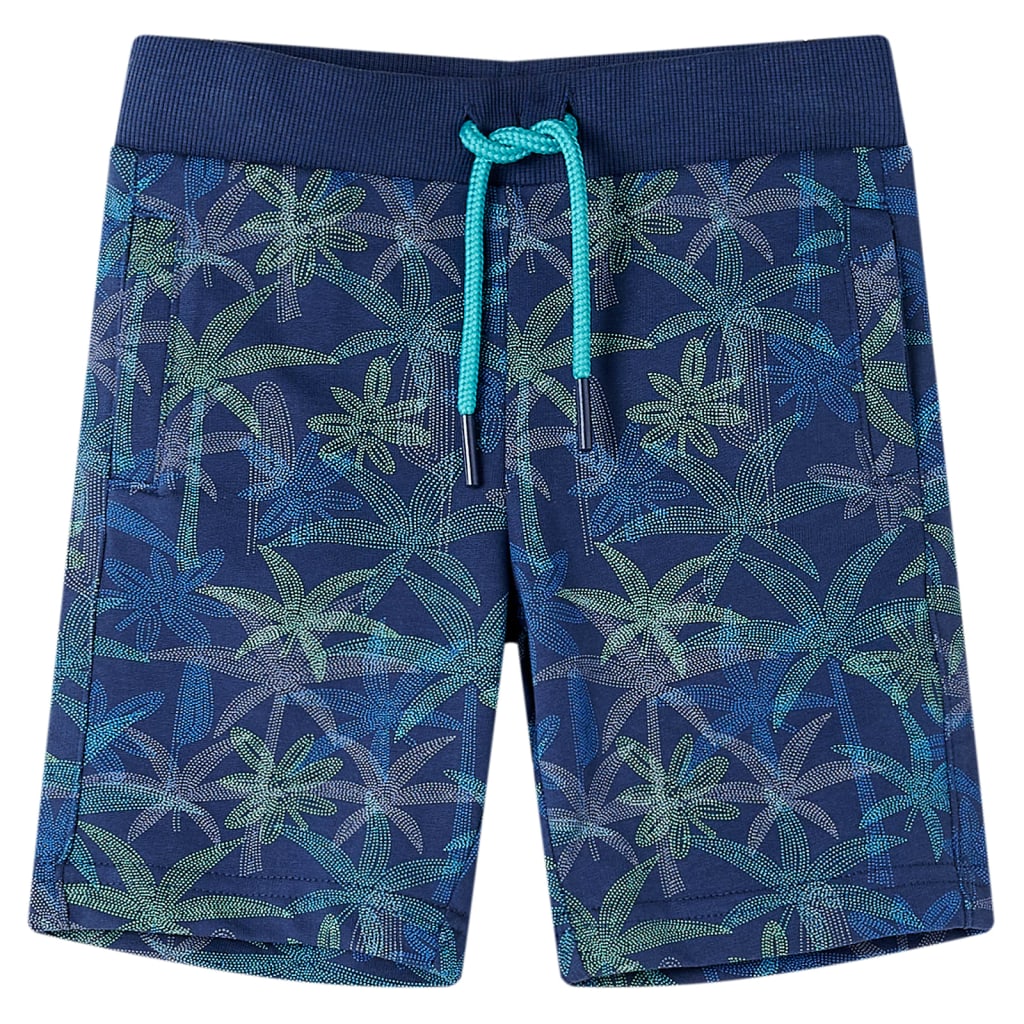 Short pour enfant taille 92 à lacets bleu marine - 92 (1 5-2 ans) - number 1.
