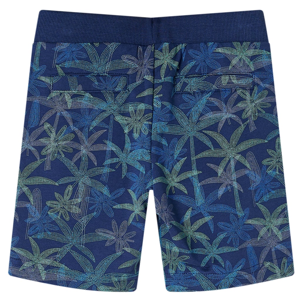 Short pour enfant taille 92 à lacets bleu marine - 92 (1 5-2 ans) - number 2.