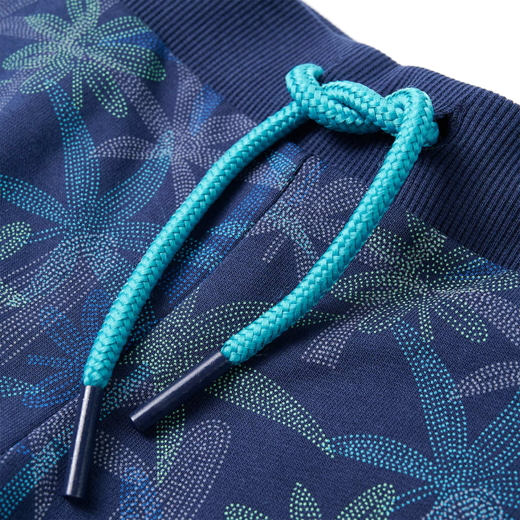 Short pour enfant taille 92 à lacets bleu marine - 92 (1 5-2 ans) - number 4.