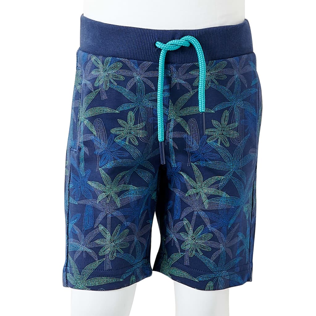 Short pour enfant taille 92 à lacets bleu marine - 92 (1 5-2 ans) - number 8.