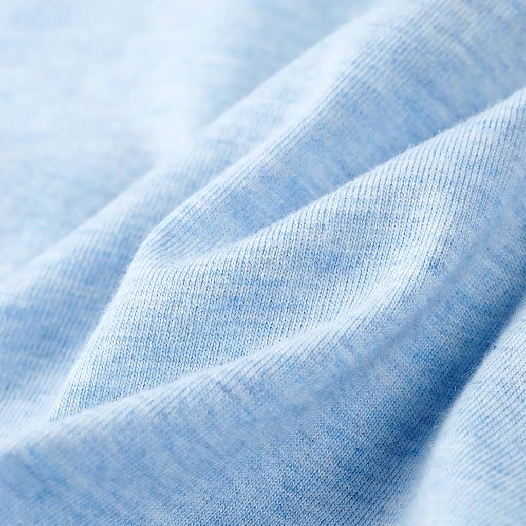 T-shirt pour enfant taille 92 bleu chiné - 92 (1 5-2 ans) - number 7.