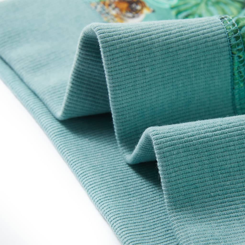 Sweat-shirt pour les enfants taille 128 repas vert clair - 128 (7-8 ans) - number 7.