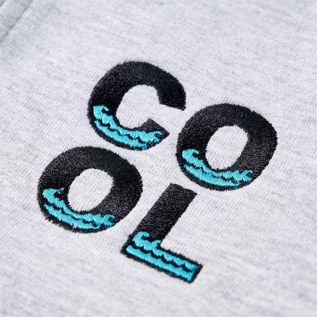 Sweat à capuche pour enfant taille 92 avec zip - gris, 92 (1 5-2 ans) - number 5.