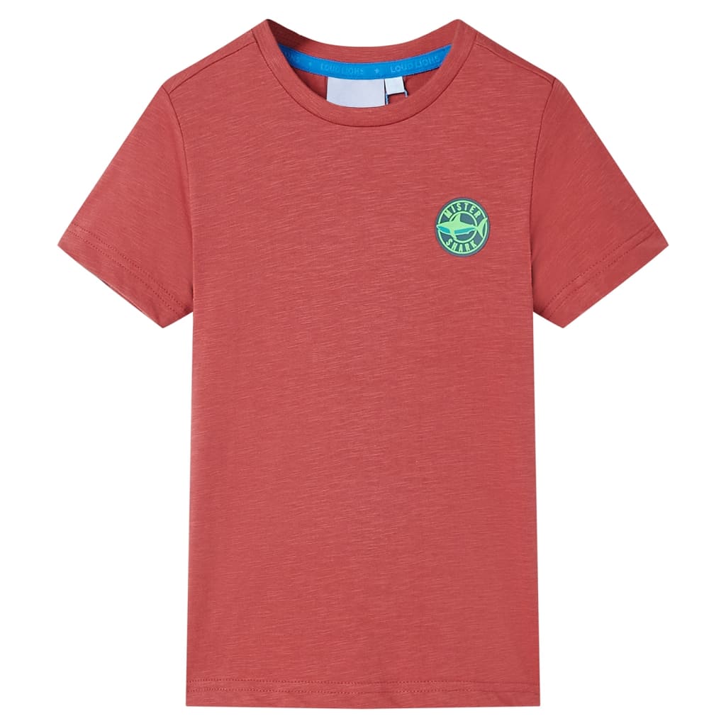 T-shirt pour enfant taille 92 rouge - piment, 128 (7-8 ans) - number 1.