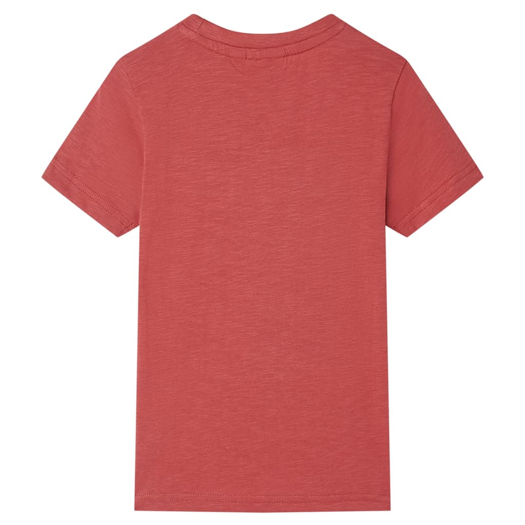 T-shirt pour enfant taille 92 rouge - piment, 128 (7-8 ans) - number 2.