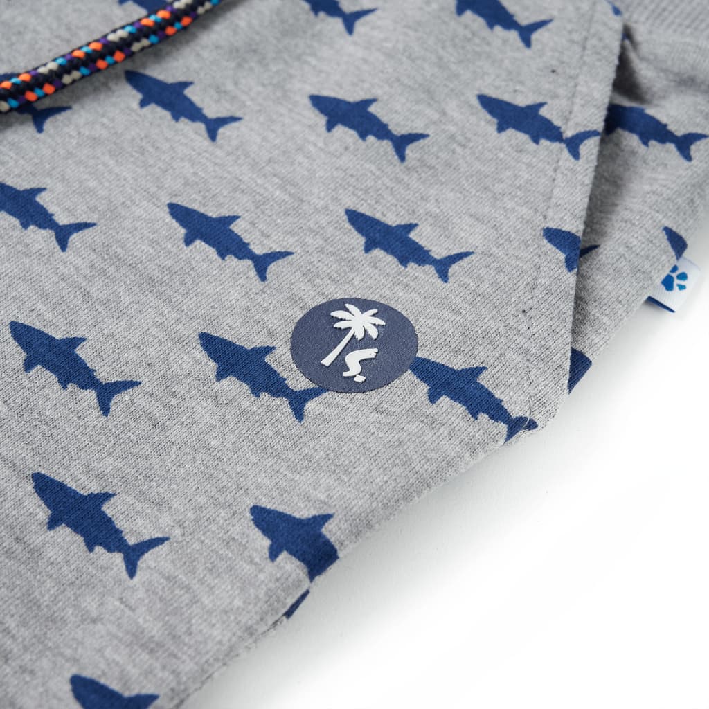 Short pour enfant taille 92 avec lacets gris clair chiné - gris, 92 (1 5-2 ans) - number 4.