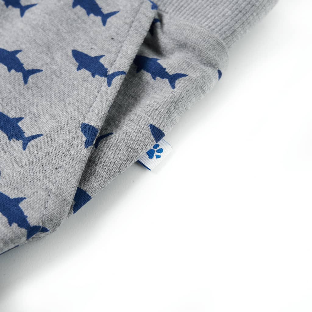 Short pour enfant taille 92 avec lacets gris clair chiné - gris, 92 (1 5-2 ans) - number 5.