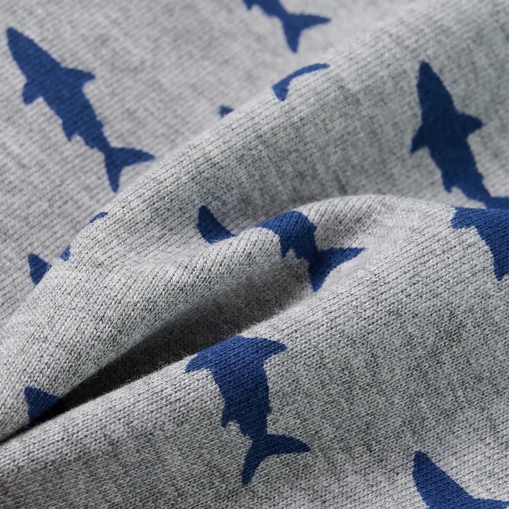 Short pour enfant taille 92 avec lacets gris clair chiné - gris, 92 (1 5-2 ans) - number 7.