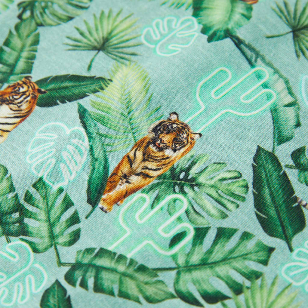 T-shirt pour enfant taille 92 vert clair chiné - 92 (1 5-2 ans) - number 4.