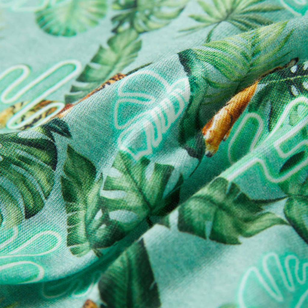 T-shirt pour enfant taille 92 vert clair chiné - 92 (1 5-2 ans) - number 7.