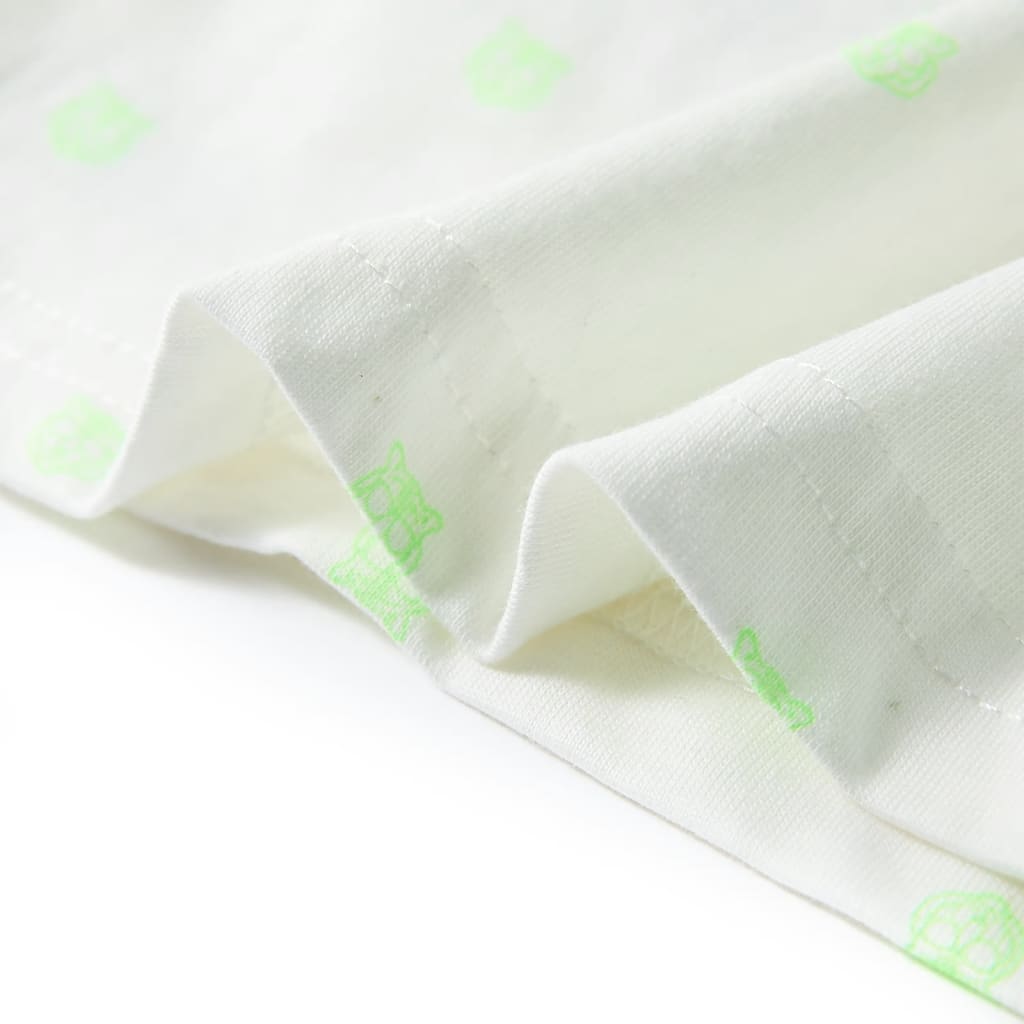 T-shirt pour enfant taille 92 écru - naturel, 92 (1 5-2 ans) - number 6.