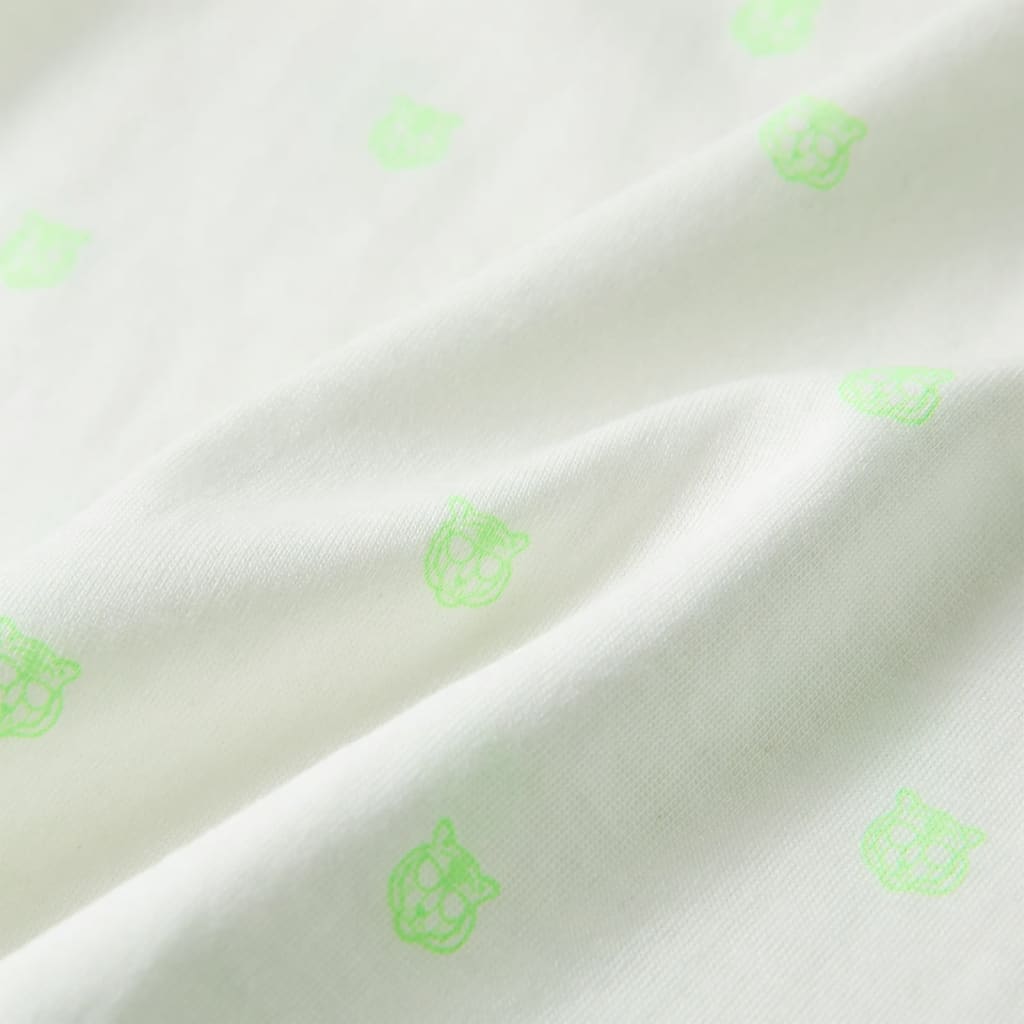 T-shirt pour enfant taille 92 écru - naturel, 92 (1 5-2 ans) - number 7.