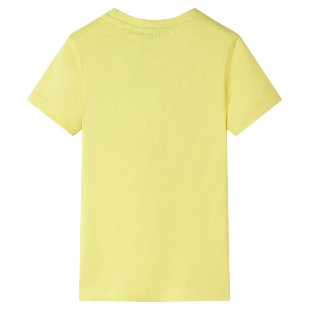 T-shirt pour enfant taille 92 - jaune, 128 (7-8 ans) - number 2.