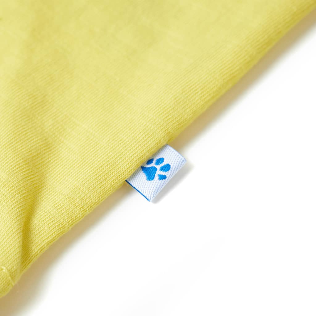 T-shirt pour enfant taille 92 - jaune, 128 (7-8 ans) - number 5.