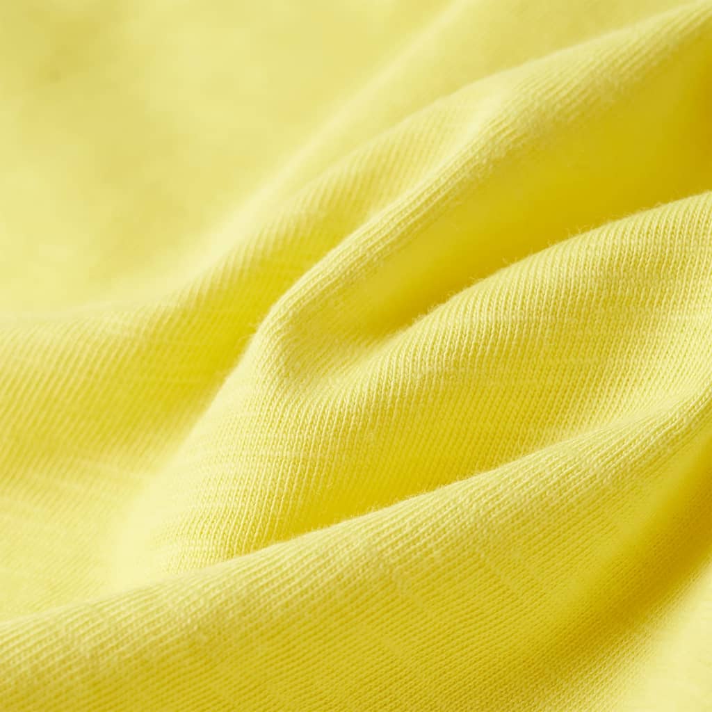 T-shirt pour enfant taille 92 - jaune, 128 (7-8 ans) - number 7.