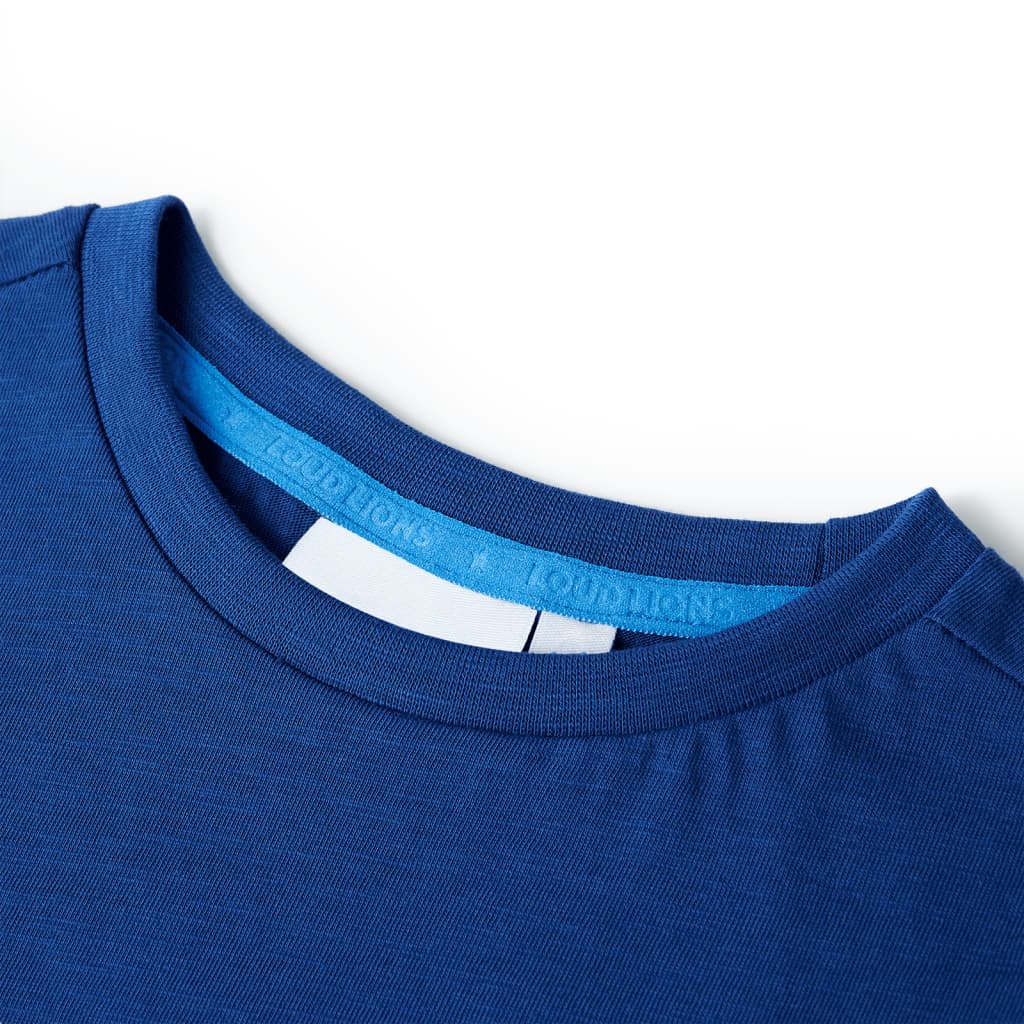 T-shirt pour enfant taille 92 bleu foncé - coloris naturel, 116 (5-6 ans) - number 3.