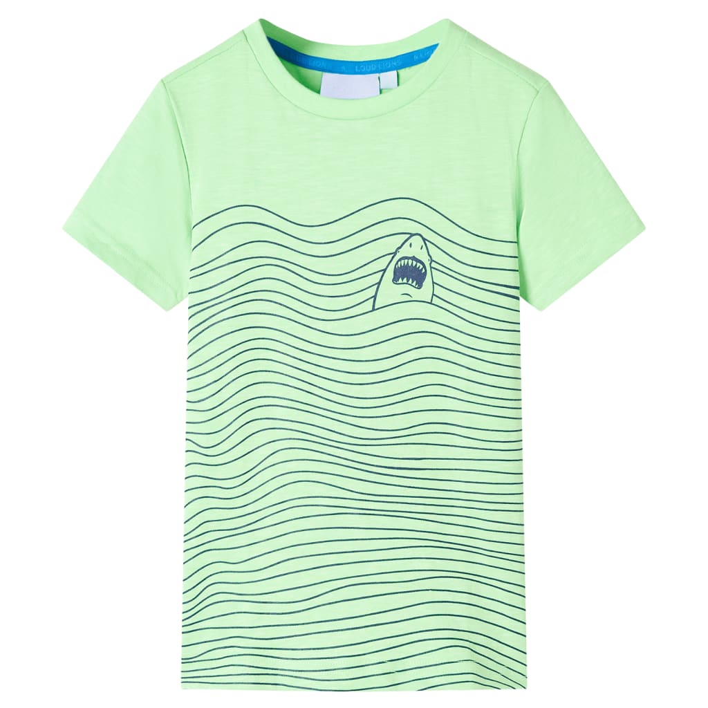 T-shirt pour enfant taille 92 vert fluo - vert, 92 (1 5-2 ans) - number 1.