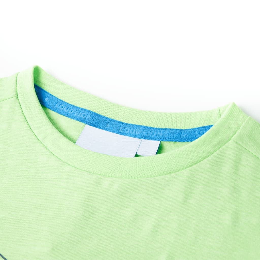 T-shirt pour enfant taille 92 vert fluo - vert, 92 (1 5-2 ans) - number 3.