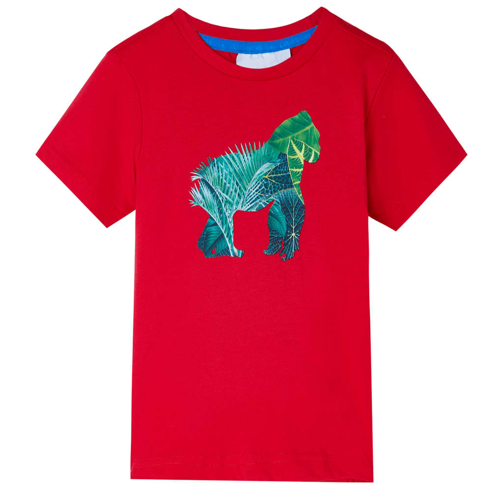 T-shirt pour enfant taille 92 - aqua, 116 (5-6 ans) - number 1.
