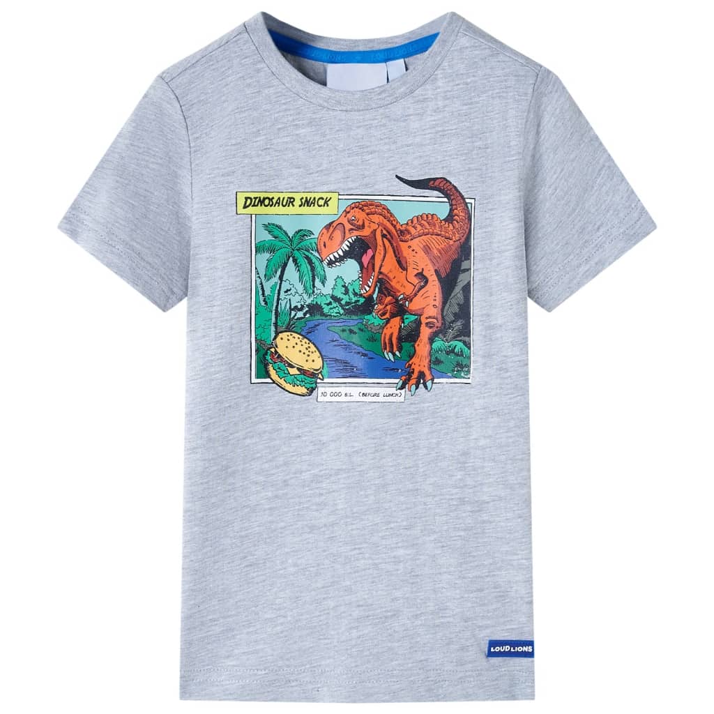 T-shirt pour enfant taille 92 - gris, 92 (1 5-2 ans) - number 1.