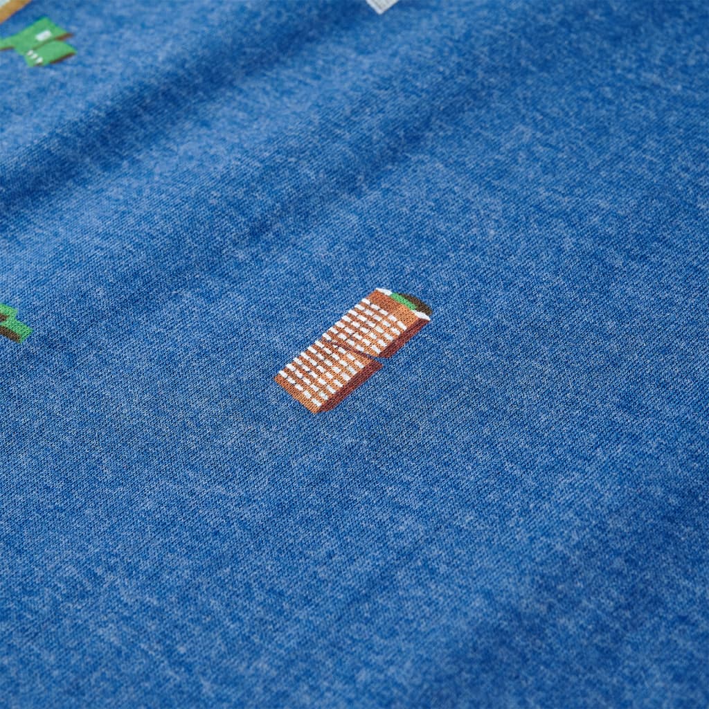 T-shirt pour enfant taille 92 bleu foncé chiné - bleu foncé, 92 (1 5-2 ans) - number 4.