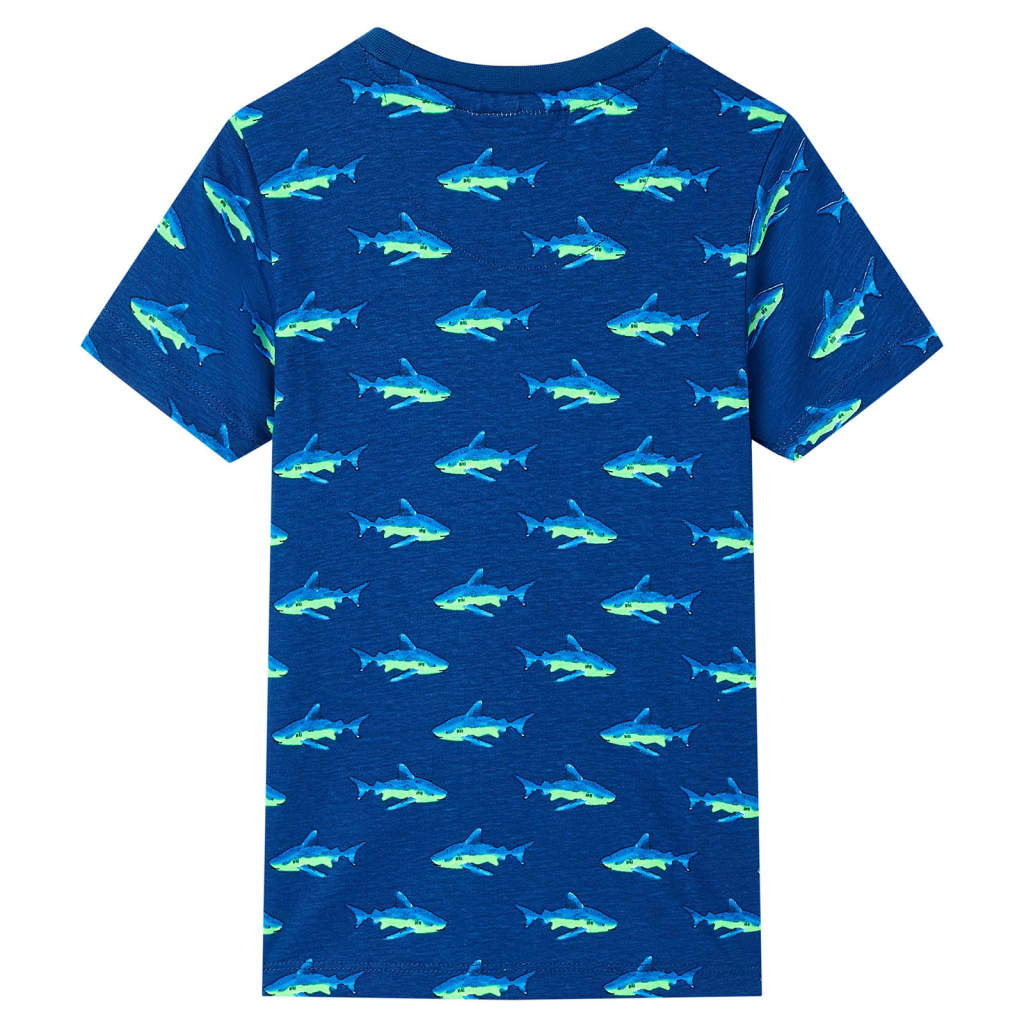 T-shirt pour enfant taille 92 bleu foncé - bleu, 116 (5-6 ans) - number 2.