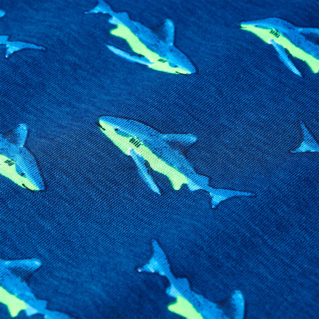 T-shirt pour enfant taille 92 bleu foncé - bleu, 116 (5-6 ans) - number 4.